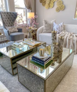 Inspire Me! Home Decor Marbled Pattern Decorative Jars (3 Sizes Available)