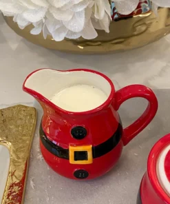 Inspire Me! Home Decor Santa Belt Sugar & Cream Set