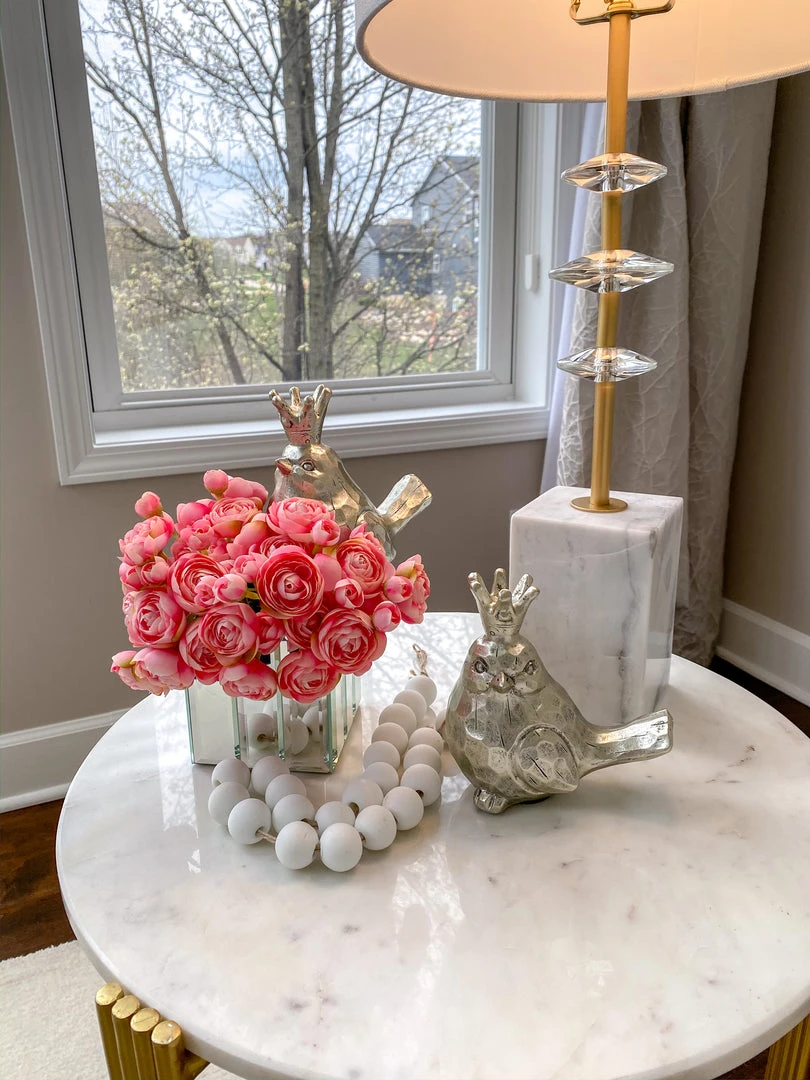 Inspire Me! Home Decor Light Champagne Birds W/ Crowns, Set Of 2 3 Inspire Me! Home Decor Light Champagne Birds W/ Crowns, Set Of 2