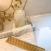 Inspire Me! Home Decor Gold Metal Straws