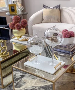 Inspire Me! Home Decor Glass Stem Jar (2 Sizes) 16 Inspire Me! Home Decor Glass Stem Jar (2 Sizes)