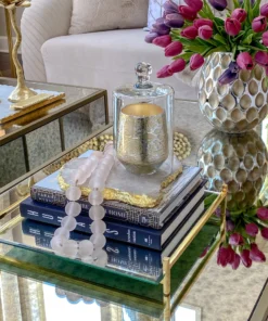 Inspire Me! Home Decor Soft Pink Glass Beads