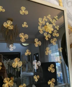 Inspire Me! Home Decor WALL ART & MIRRORS Black Wall Art With Gold And Silver Metal Flowers 7 Inspire Me! Home Decor WALL ART & MIRRORS Black Wall Art With Gold And Silver Metal Flowers