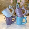 Inspire Me! Home Decor Set Of 4 Mermaid Mugs KITCHEN