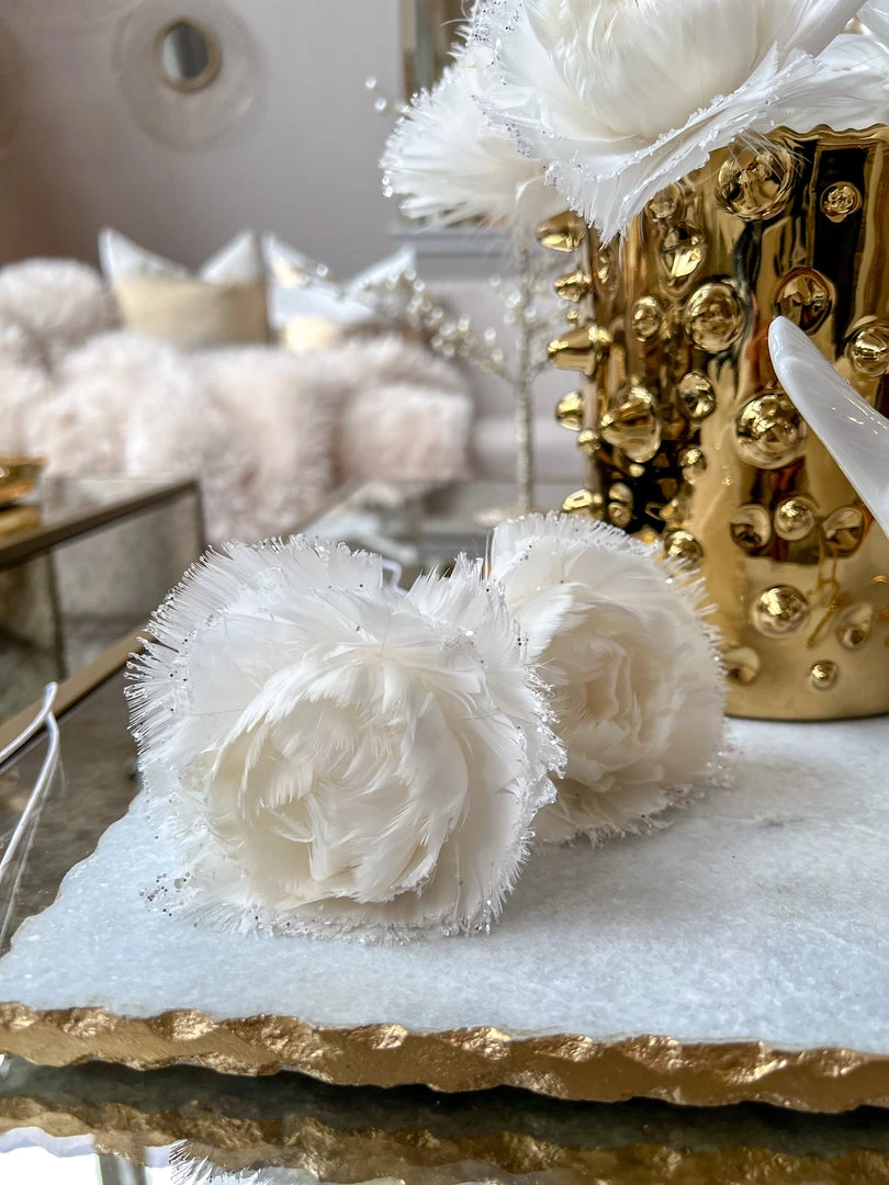 Inspire Me! Home Decor Faux Feathered Floral Stem 9 Inspire Me! Home Decor Faux Feathered Floral Stem