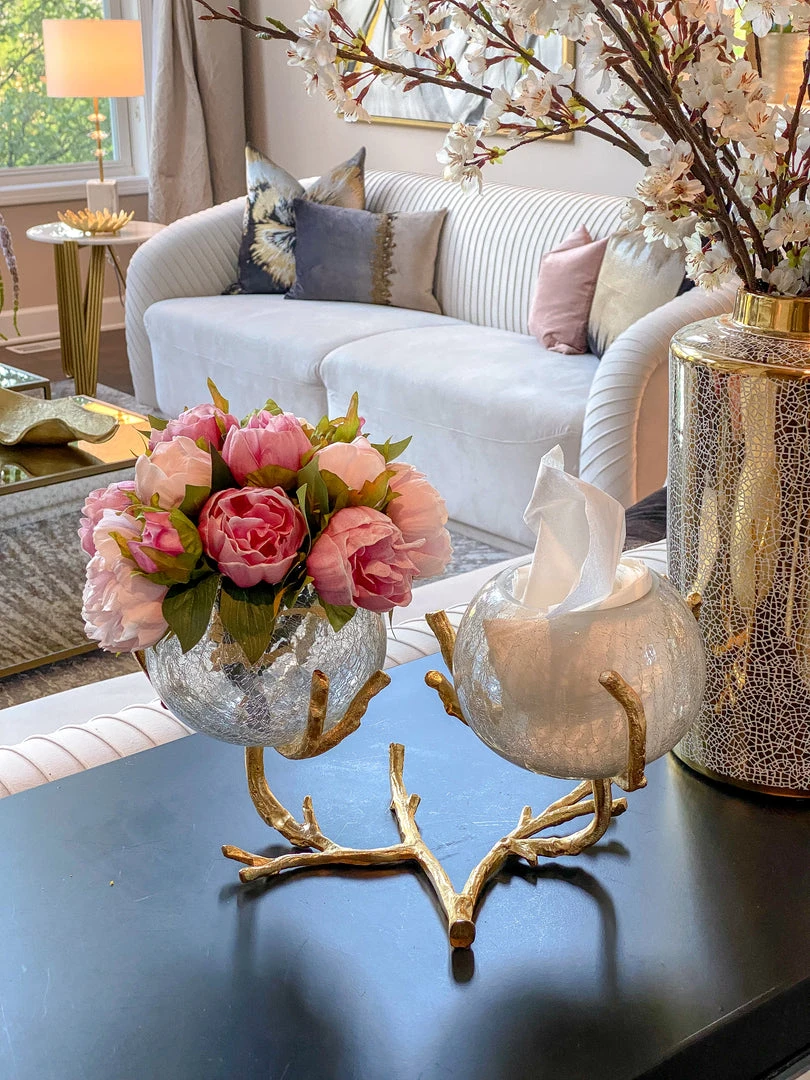 Inspire Me! Home Decor Large Gold Double Branch Vase 3 Inspire Me! Home Decor Large Gold Double Branch Vase