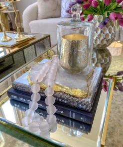 Inspire Me! Home Decor Soft Pink Glass Beads