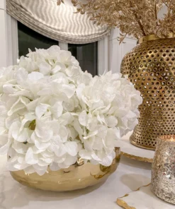 Inspire Me! Home Decor Snowy White Hydrangea Stem