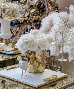 Inspire Me! Home Decor Faux Feathered Floral Stem 14 Inspire Me! Home Decor Faux Feathered Floral Stem