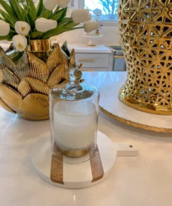 Inspire Me! Home Decor KITCHEN White Wash Mango Wood Paddle Board W/ Spreader (2 Shapes)