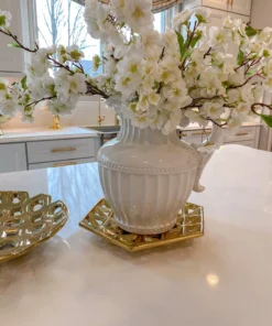 Inspire Me! Home Decor Oversized White Ceramic Pitcher