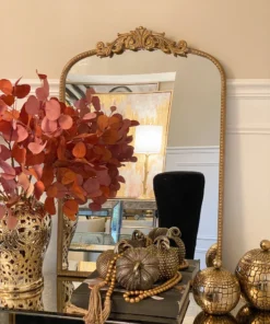 Inspire Me! Home Decor Antique Gold Wooden Mirror