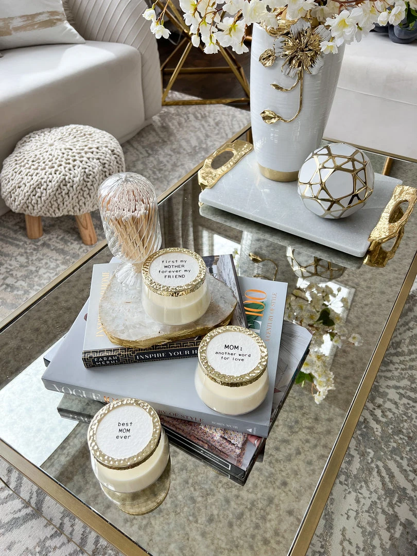 Inspire Me! Home Decor "Mom" Candle (3 Styles) 3 Inspire Me! Home Decor "Mom" Candle (3 Styles)