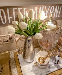 Inspire Me! Home Decor Real Touch Tulip Bouquet (8 Colors)