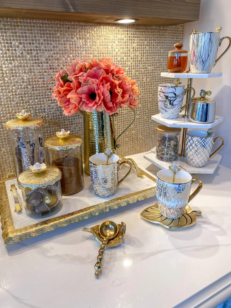 Inspire Me! Home Decor Gold Hammered Texture Pitcher (2 Sizes) 8 Inspire Me! Home Decor Gold Hammered Texture Pitcher (2 Sizes)