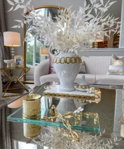 Inspire Me! Home Decor Gold Leaf Candle Bundle