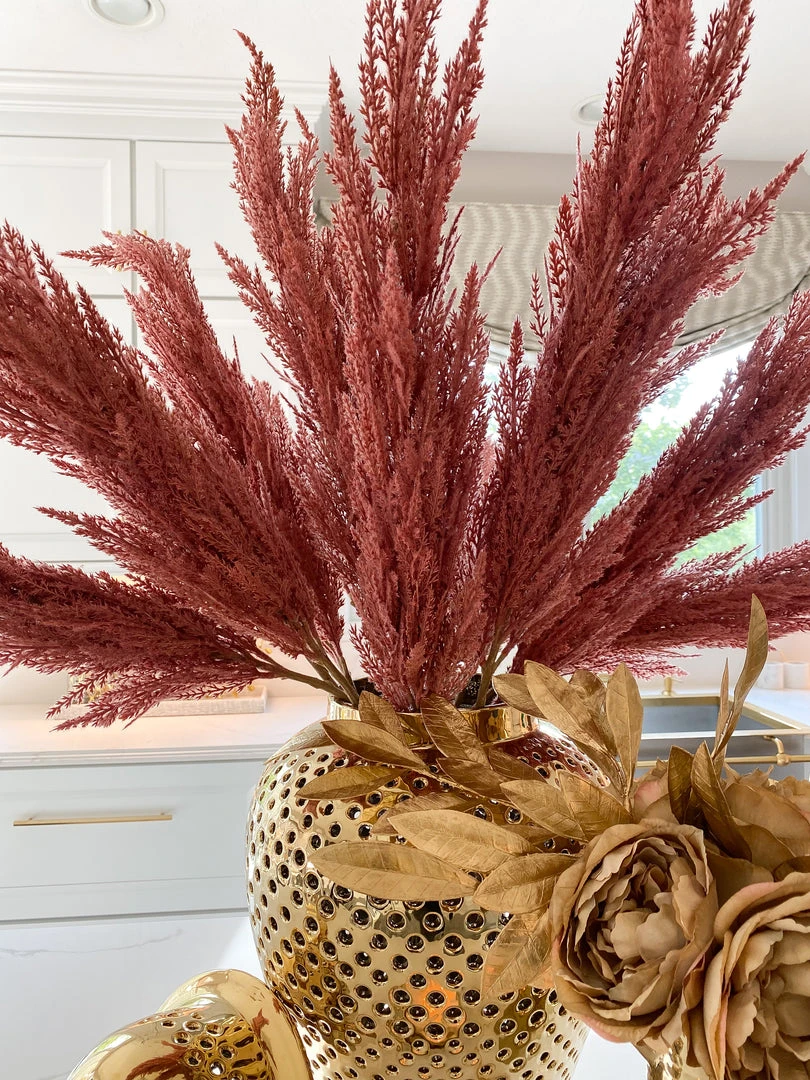 Inspire Me! Home Decor Mauve Feathered Pampa Grass Stem 5 Inspire Me! Home Decor Mauve Feathered Pampa Grass Stem