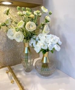 Inspire Me! Home Decor 26" White Ranunculus Stem