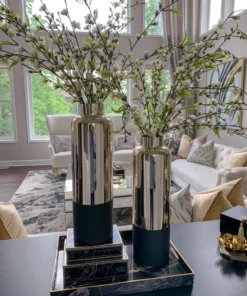 Inspire Me! Home Decor Gold & Matte Black Vase (3 Sizes) 9 Inspire Me! Home Decor Gold & Matte Black Vase (3 Sizes)