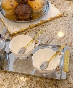 Inspire Me! Home Decor KITCHEN Willow Leaf Spoon Set Of 4