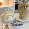 Inspire Me! Home Decor Blue Floral Cakestand KITCHEN 1 Inspire Me! Home Decor Blue Floral Cakestand KITCHEN