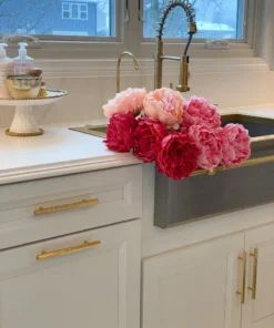 Inspire Me! Home Decor Real-Touch Full Peony Stems (3 Colors)