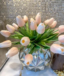 Inspire Me! Home Decor Real Touch Tulip Bouquet (8 Colors)