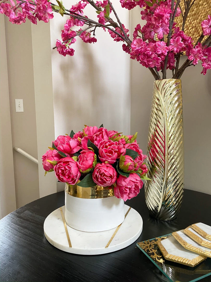 Inspire Me! Home Decor Real Touch Peony Bundle (3 Colors) 3 Inspire Me! Home Decor Real Touch Peony Bundle (3 Colors)