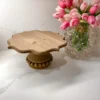 Inspire Me! Home Decor KITCHEN Unique Beaded Wood Cake Stand 1 Inspire Me! Home Decor KITCHEN Unique Beaded Wood Cake Stand