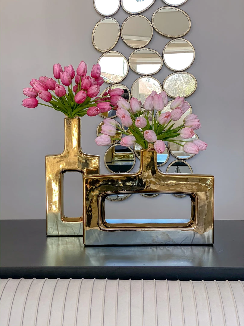 Inspire Me! Home Decor Rectangular Decorative Vases (2 Sizes) 3 Inspire Me! Home Decor Rectangular Decorative Vases (2 Sizes)