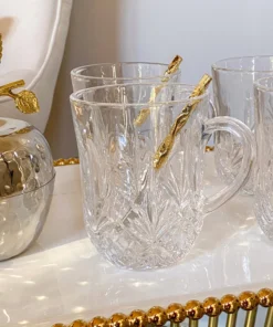 Inspire Me! Home Decor Crumpled Gold Handle Spoons