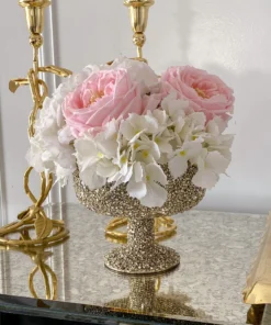 Inspire Me! Home Decor Real Touch Austin Rose (4 Colors) Floral Stems