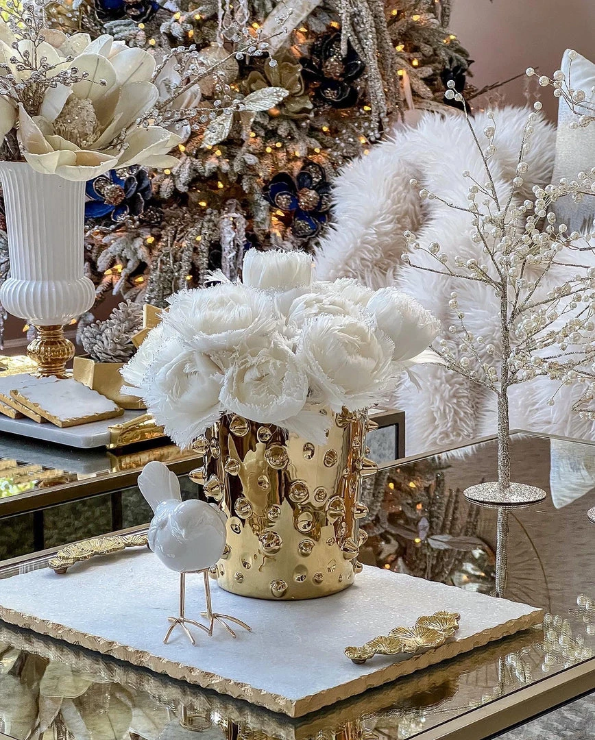 Inspire Me! Home Decor Faux Feathered Floral Stem 10 Inspire Me! Home Decor Faux Feathered Floral Stem