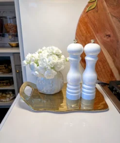 Inspire Me! Home Decor Gold Tray With Handle