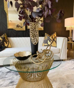 Inspire Me! Home Decor Gold And Matte Black Bowl W/ Textured Finish