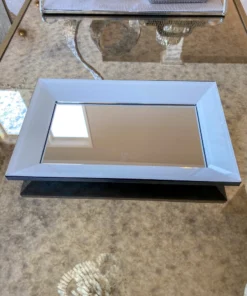 Inspire Me! Home Decor Bevelled Glass Mirror Tray