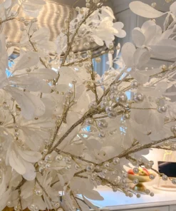 Inspire Me! Home Decor Gold Glitter Pearl Stem