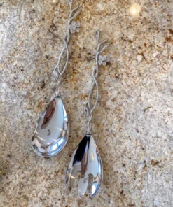 Inspire Me! Home Decor KITCHEN Crystal Detailed Leaf Server Set