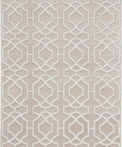 Nourison Joli Area Rug - Beige/White (3 Sizes)
