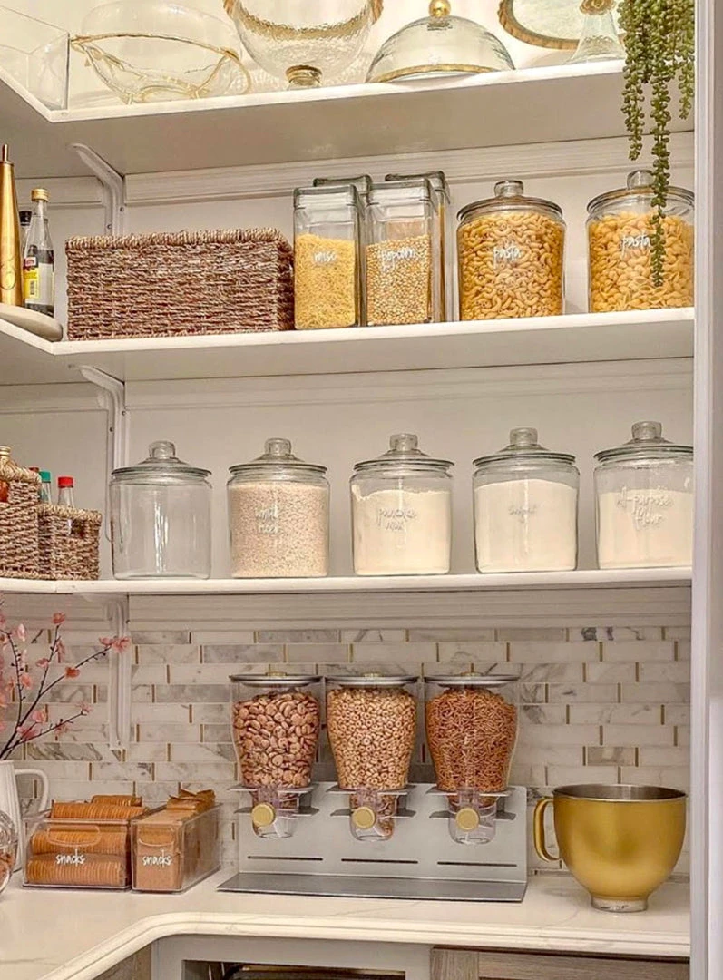 Inspire Me! Home Decor Large White Script Pantry Labels 6 Inspire Me! Home Decor Large White Script Pantry Labels